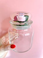 Vintage Floral Stash Jar