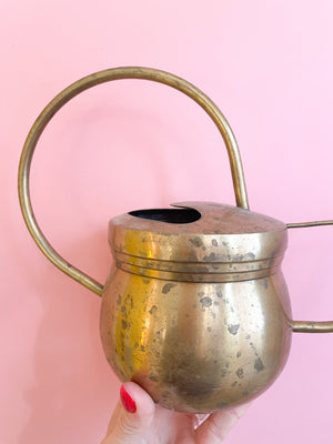 Vintage Brass Watering Can