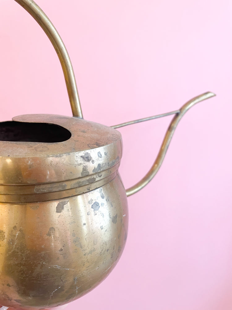 Vintage Brass Watering Can