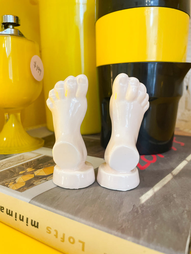 Vintage Ceramic Feet Salt & Pepper