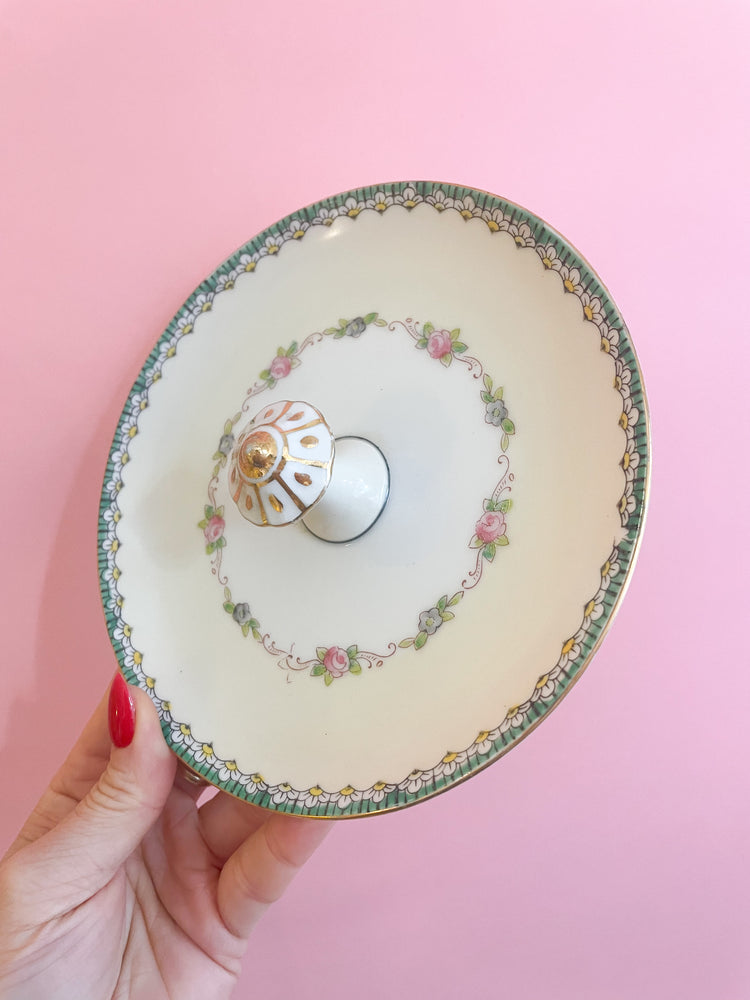 Vintage Ceramic Noritake Mushroom Dish