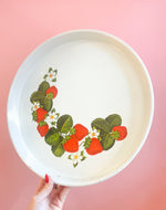 Vintage Strawberry Serving Tray