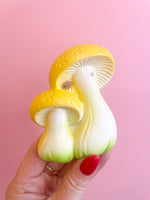 Vintage Ceramic Mushroom Wall Hanging