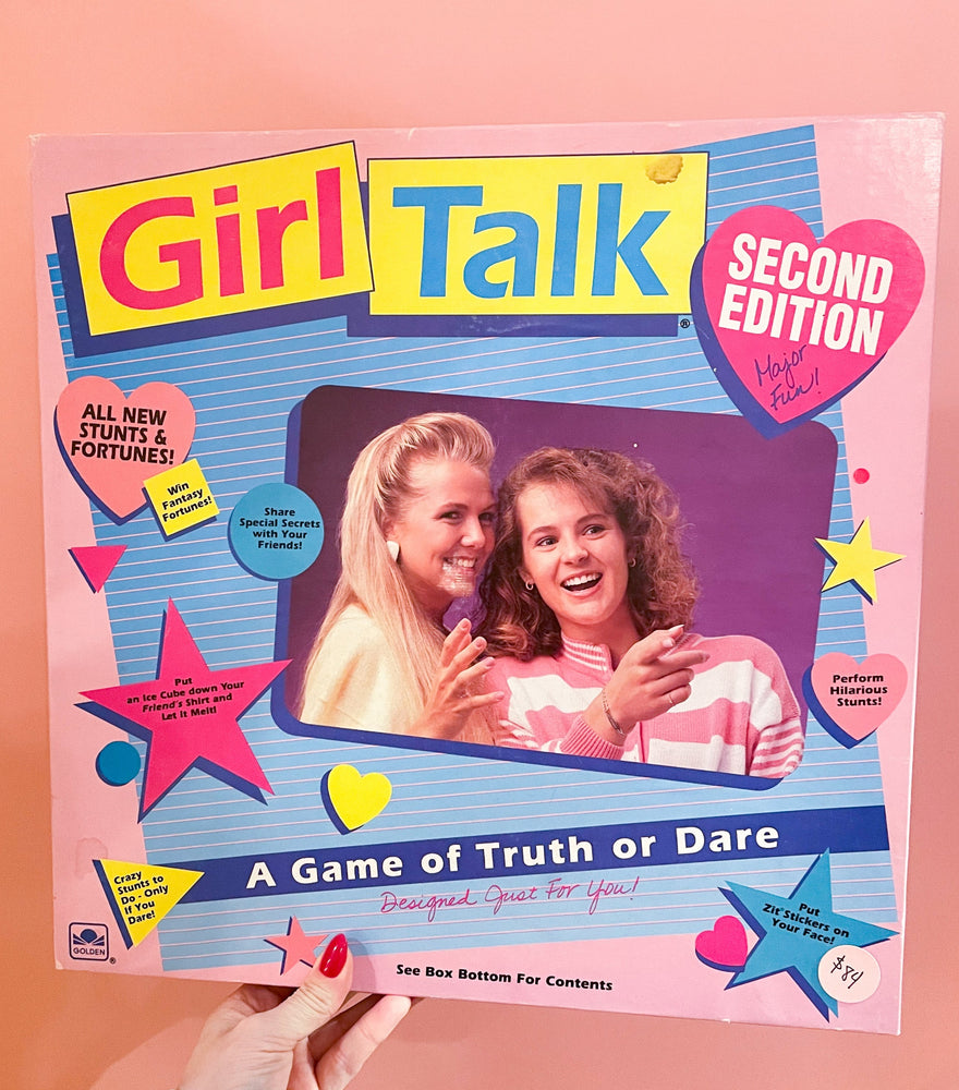 Vintage 80's Board Game Girl Talk