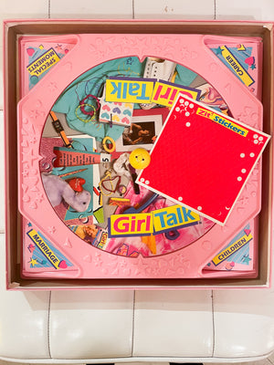 Vintage 80's Board Game Girl Talk
