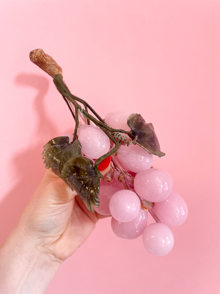 Vintage Glass Grapes