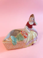 Vintage Ceramic Lady Ashtray