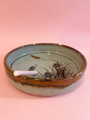 Vintage XL Ceramic Ashtray