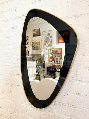 Vintage Kidney Atomic Asymmetrical 1960's Mirror