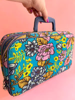 Vintage Floral 1970's Travel Case