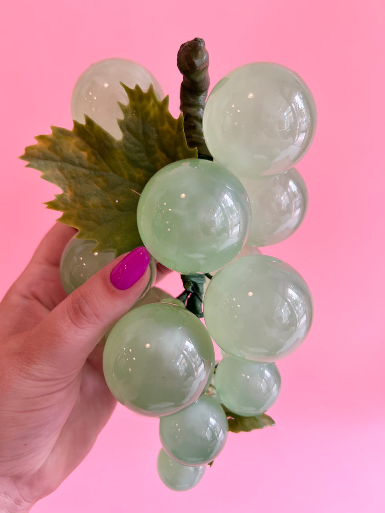 Mid Century Modern 1960's and 1970's Lucite Grapes