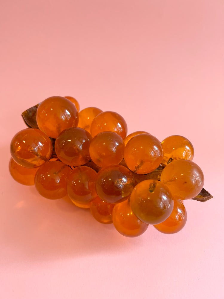 Mid Century Modern 1960's and 1970's Lucite Grapes