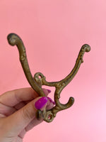 Antique Brass Hat and Coat Hanger