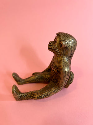 Cutie Vintage Brass Monkey