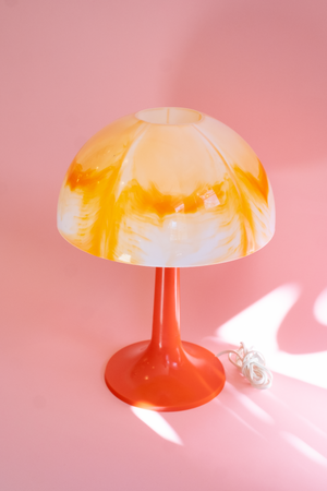 Vintage 1970's Gilbert Softlite Mushroom Lamp