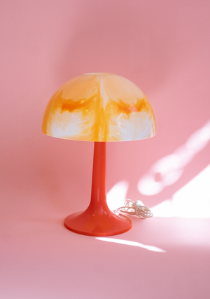 Vintage 1970's Gilbert Softlite Mushroom Lamp