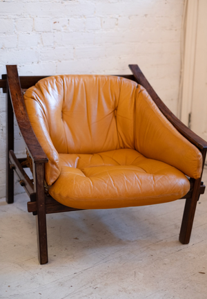 'Amazonas' Rosewood Sofa and Chair by Jean Gillon for Italma, Brazil, c. 1970s