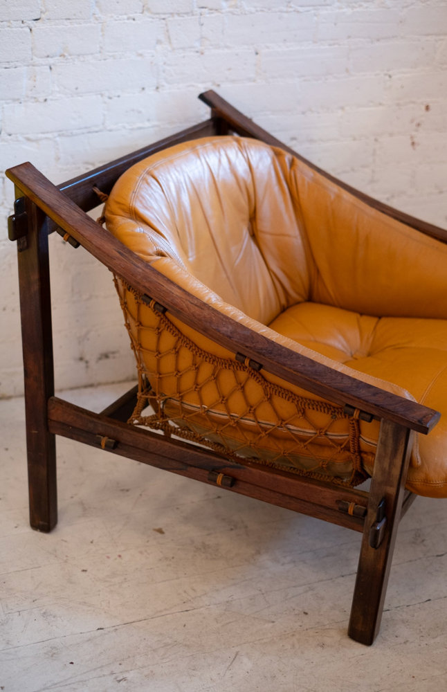 'Amazonas' Rosewood Sofa and Chair by Jean Gillon for Italma, Brazil, c. 1970s