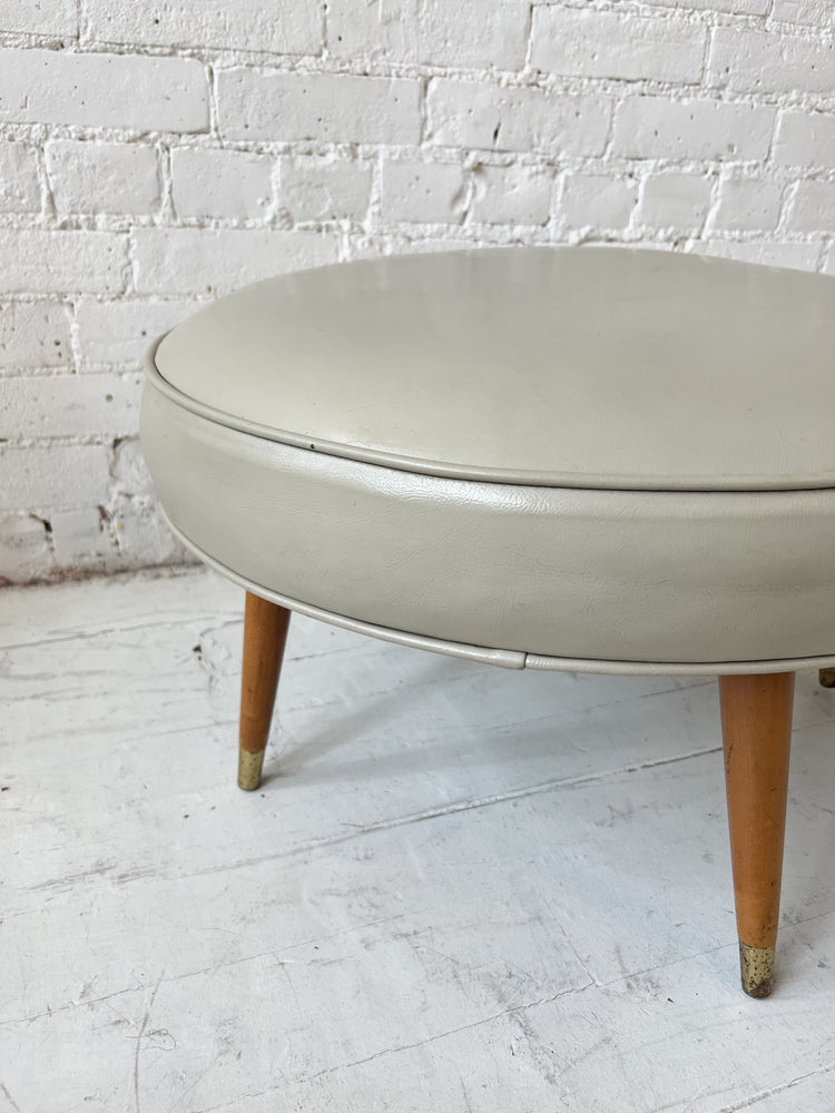 Vintage Mid Century Ottoman