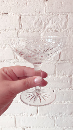 Crystal Coupe Glasses