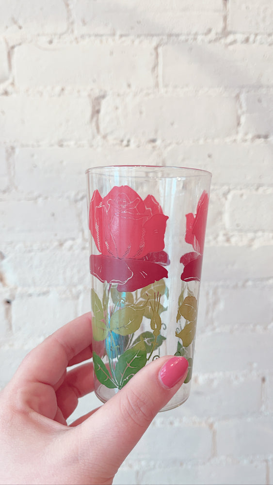 Vintage Rose Glassware