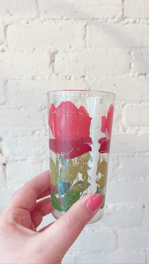 Vintage Rose Glassware