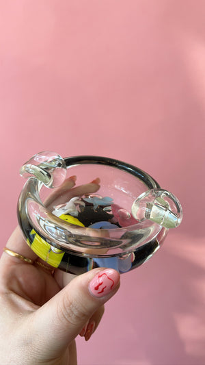 Vintage Maude and Bob St ClairArt Glass Set