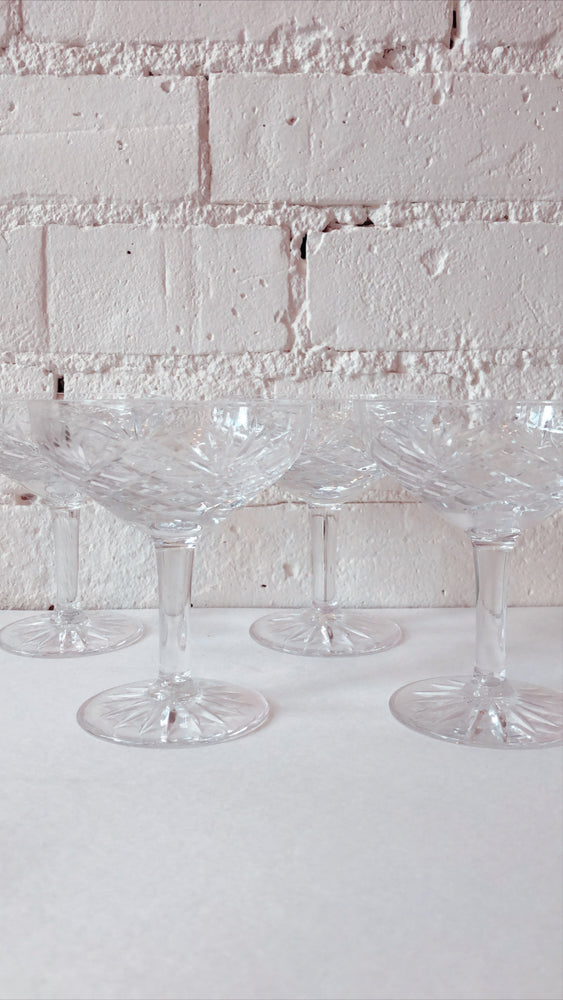 Crystal Coupe Glasses