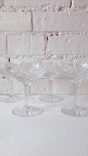 Crystal Coupe Glasses