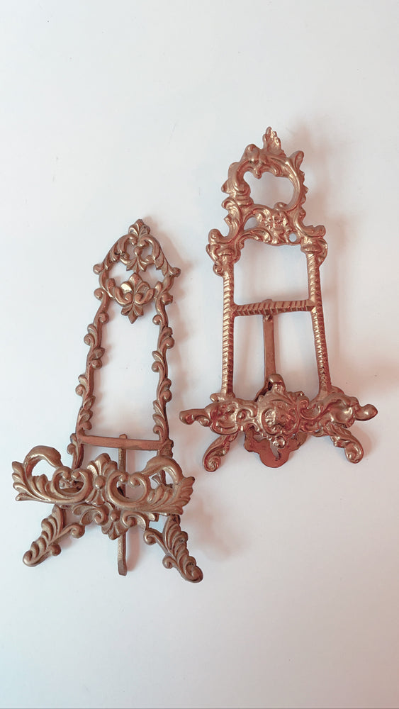 Vintage Brass Picture Holders