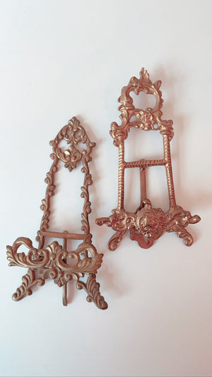 Vintage Brass Picture Holders
