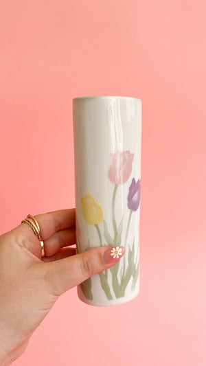 Vintage Tulip Vase