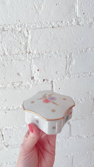 Vintage West German Ceramic Box