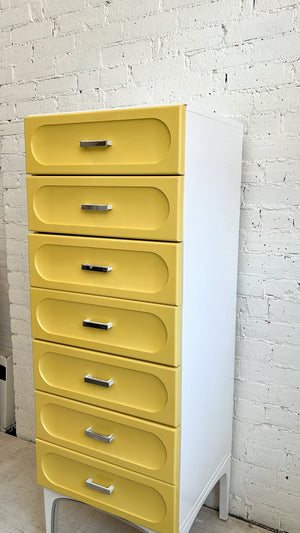 Vintage 1960's Henri Vallières 7 Drawer Dresser