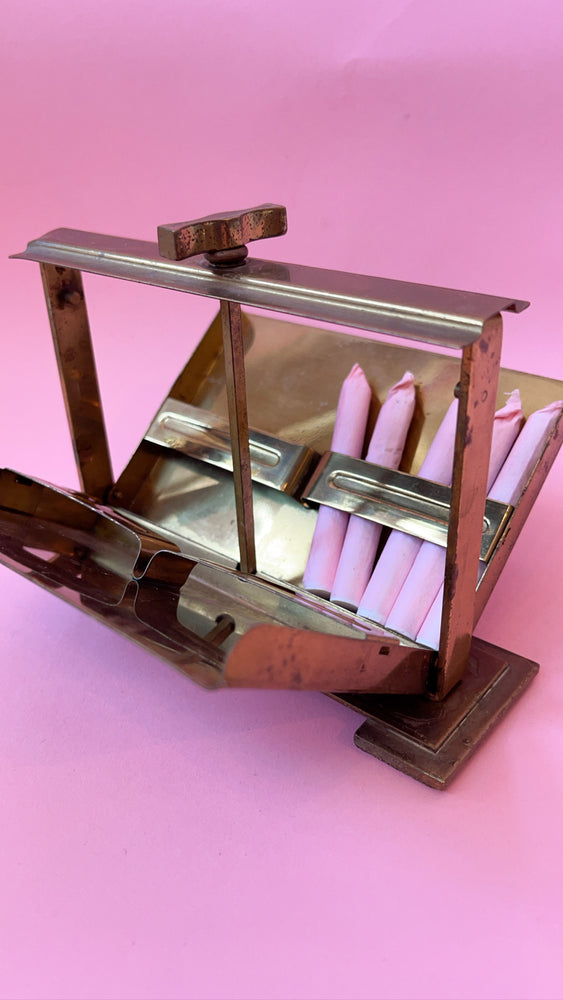 Brass & Tortoiseshell Cigarette Holder