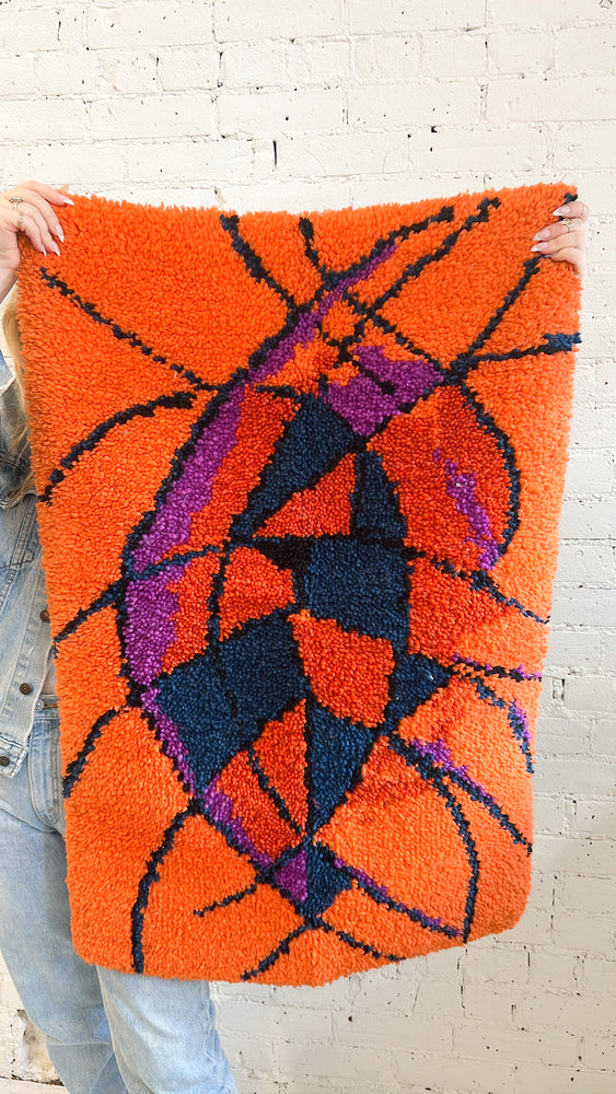 Vintage Mid Century Shag Rug