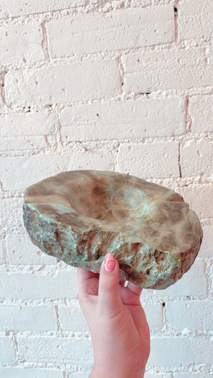 Vintage Turquoise Alabaster Ashtray