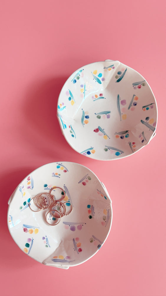 Vintage Clay Ring Dish