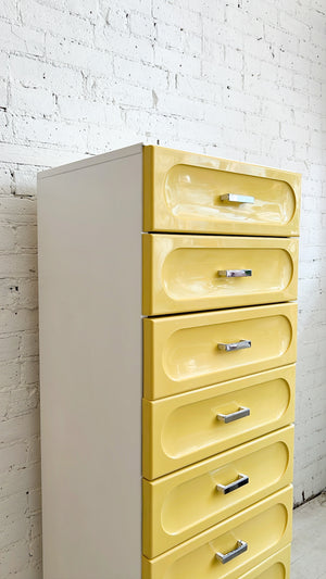 pastel yellow dresser GULLABERG 6-drawer dresser