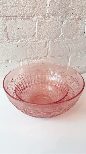 Vintage Pink Depression Glass Bowls