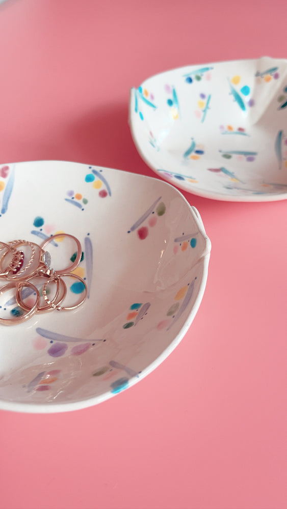 Vintage Clay Ring Dish