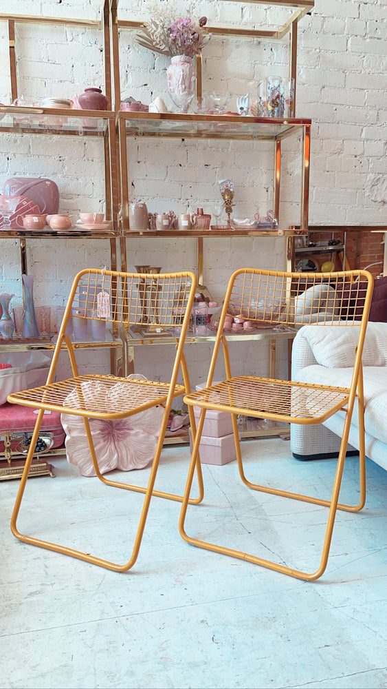 1980's Niels Gammelgaard for IKEA Folding Grid Chair