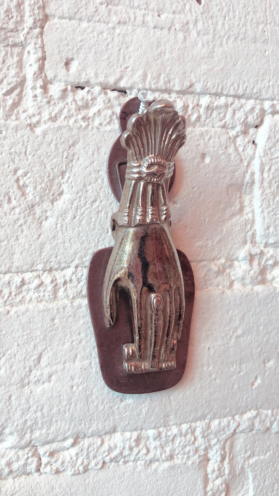 Vintage Silver Hand Clip