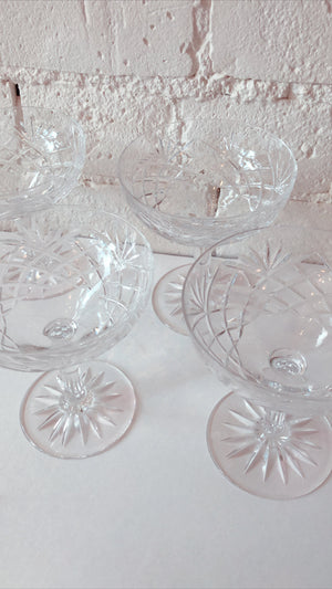 Crystal Coupe Glasses