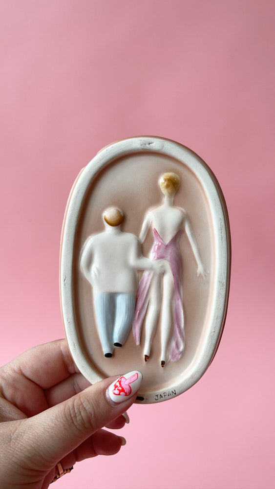 Vintage 1950's Naughty Double Sided Ashtray