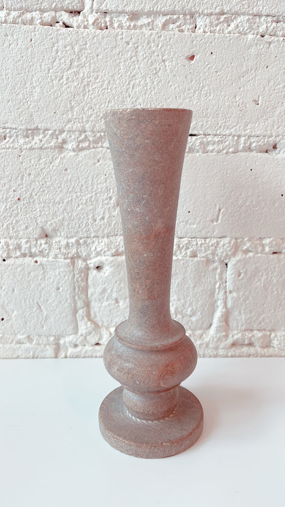 Vintage Stone Bud Vase