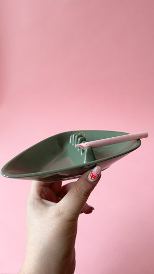 Vintage Melmac Boomerang Ashtray