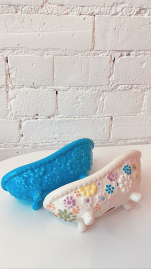 Vintage Ceramic Bathtub Soap Dish