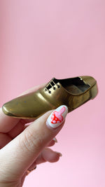 Vintage Brass Oxford Shoe Ashtray