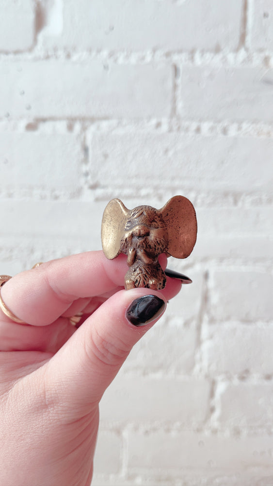 Vintage Brass Mouse